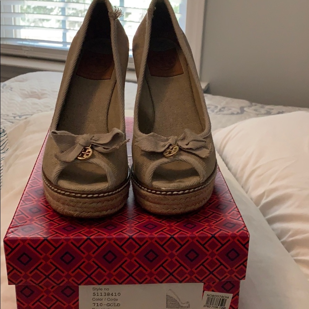 Tory Burch Espadrille Wedges